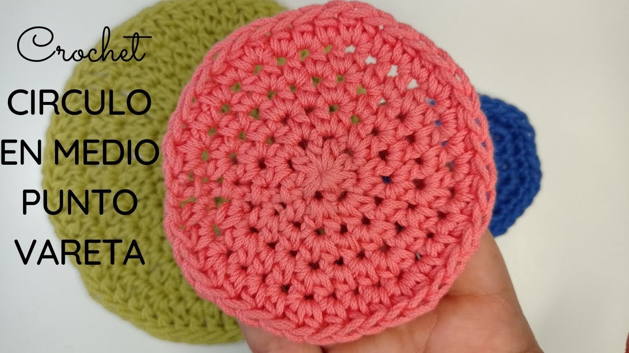 Cómo tejer un círculo en medio punto vareta a crochet