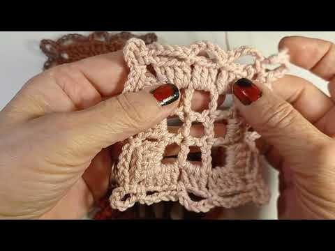 Granny calado crochet. Tutorial. Ideas para hacer.
