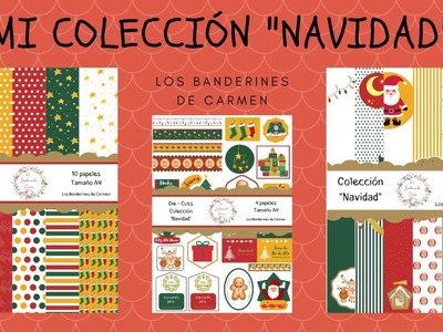 MI SEGUNDA COLECCIÓN: "NAVIDAD" #navidad #merrychristmas #christmas #jinglebells #scrapbook #crea