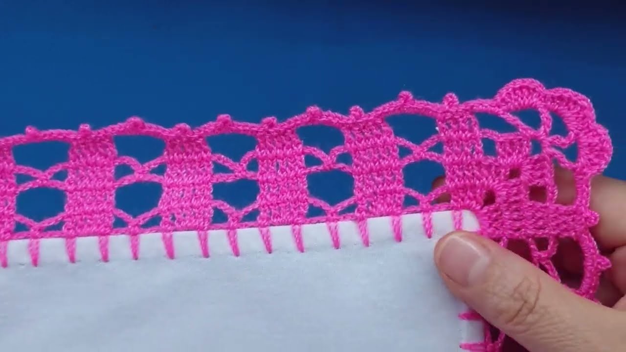 Puntilla ideal para principiantes del crochet #213