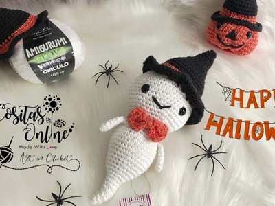 Tutorial Paso a Paso Fantasma Amigurumi PARTE 1. Ghost Amigurumi DIY Step by Step PART1 Crochet