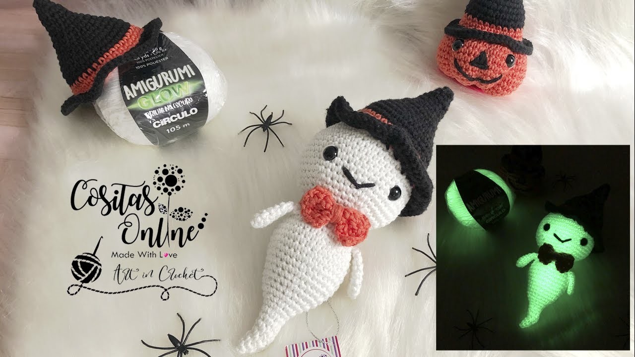 Tutorial Paso a Paso Fantasma Amigurumi PARTE 2. Ghost Amigurumi DIY Step by Step PART 2 Crochet