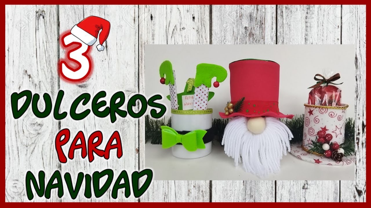 3 DULCEROS NAVIDEÑOS PARA VENDER O REGALAR 2022 - Ideas navideñas para vender - sweets for christmas