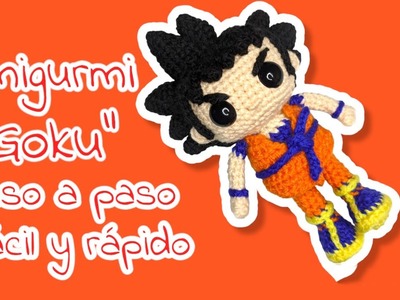 Amigurumi Goku, paso a paso, tutorial crochet, fácil y rápido