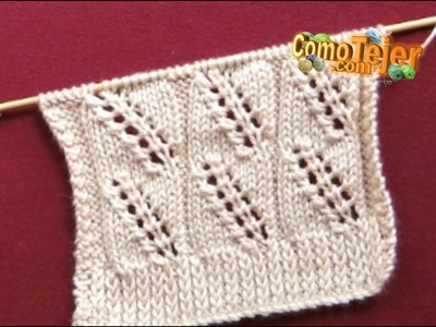 Elástico y Puntada para Suéter 2 Patrones completos 2 agujas, palitos, tricot (1021)