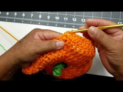 Gorro de Calabaza. (Crochet)