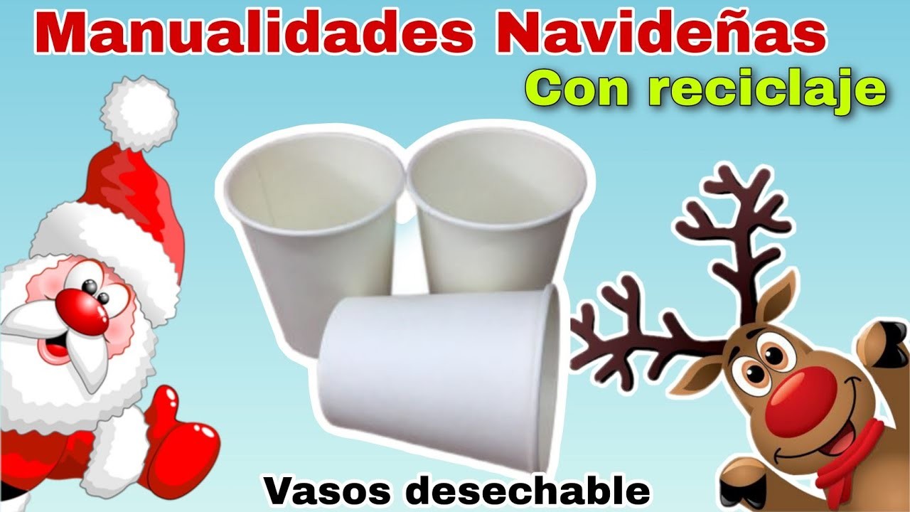 IDEAS NAVIDEÑAS 2022 Manualidades navideñas con reciclaje Christmas Crafts Navidad 2022
