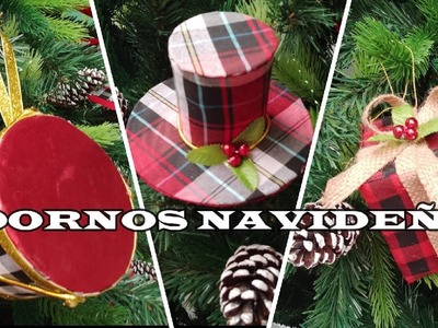 ♥️Manualidades Navideñas Para El Arbol ????‍???? en #reciclaje #navidad????
