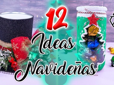Doce Ideas Cómo hacer adornos navideños fáciles con materiales reciclados