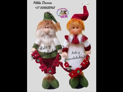 PAREJA DE GNOMOS HO HO HO