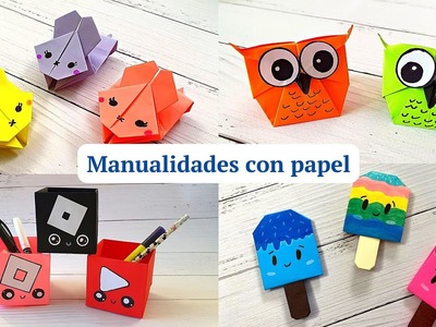 4 DIY manualidades papel