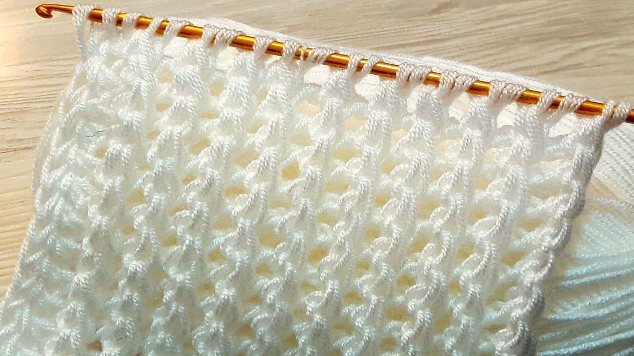 Amazing???????? Ganchillo muy hermoso. Cómo tejer una manta de bebé a crochet