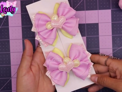 Candy bow || moños de 3.8 cm || moños para pares || #craftsforlady
