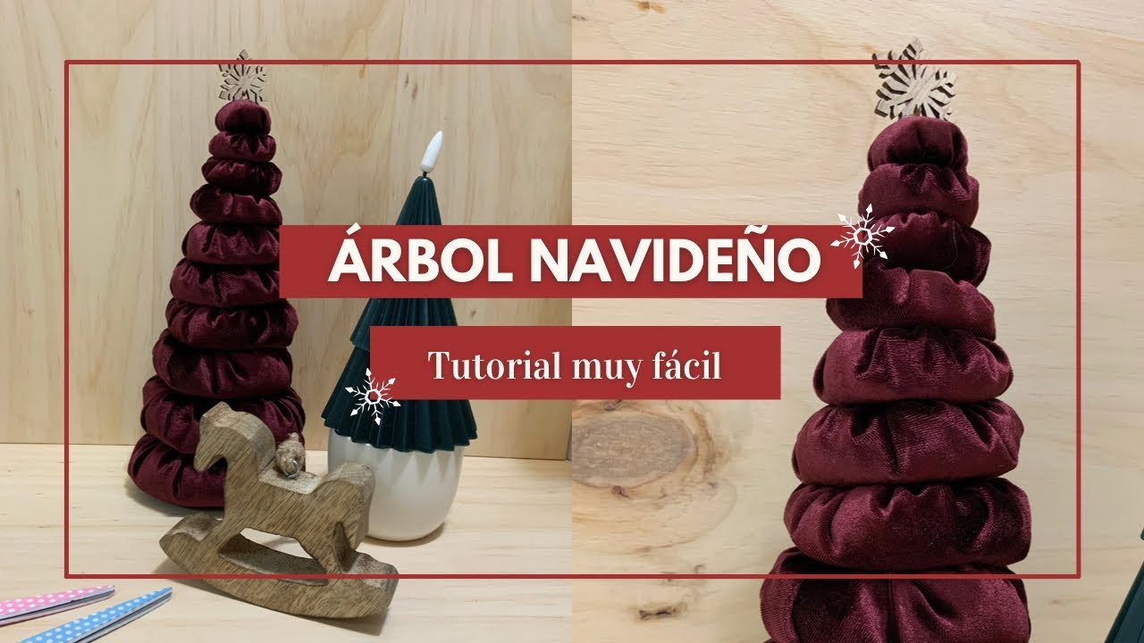 Cómo hacer un Árbol de Navidad elegante ➡️SUPER FACILÍSIMO⬅️ DIY decoración Navideña ????