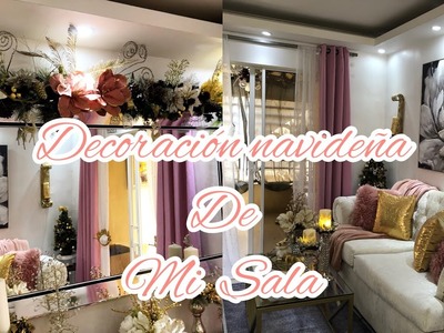 Decoración elegante sala pequeña.navidad2022#grafts #navidad2022 #decoracionsala????