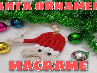 DIY SANTA MACRAME