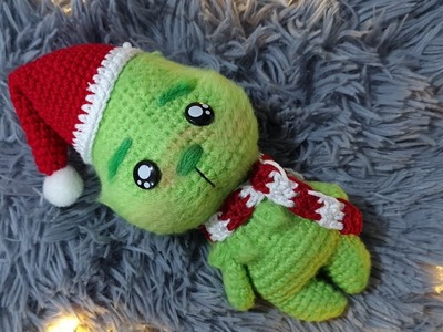 Este amigurumi ODIA la NAVIDAD | Grinch amigurumi a crochet tutorial completo | Christmas Ornament