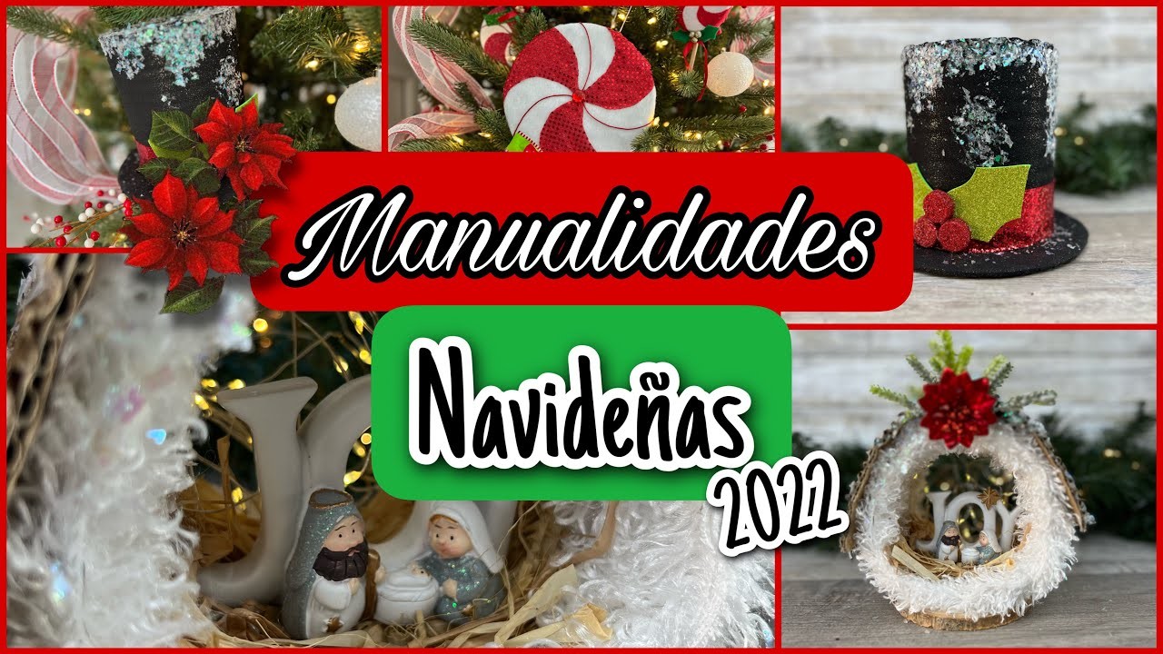 Manualidades Navideñas Con Material Reciclado-Adornos para tu ARBOL-Christmas DIY