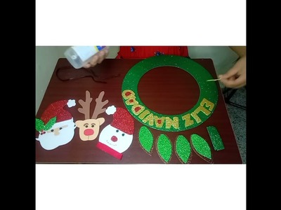 " Cómo Hacer Una Corona Navideña Fácil y Sencilla " #aprendodesdecasa #compartir #suscribete #like