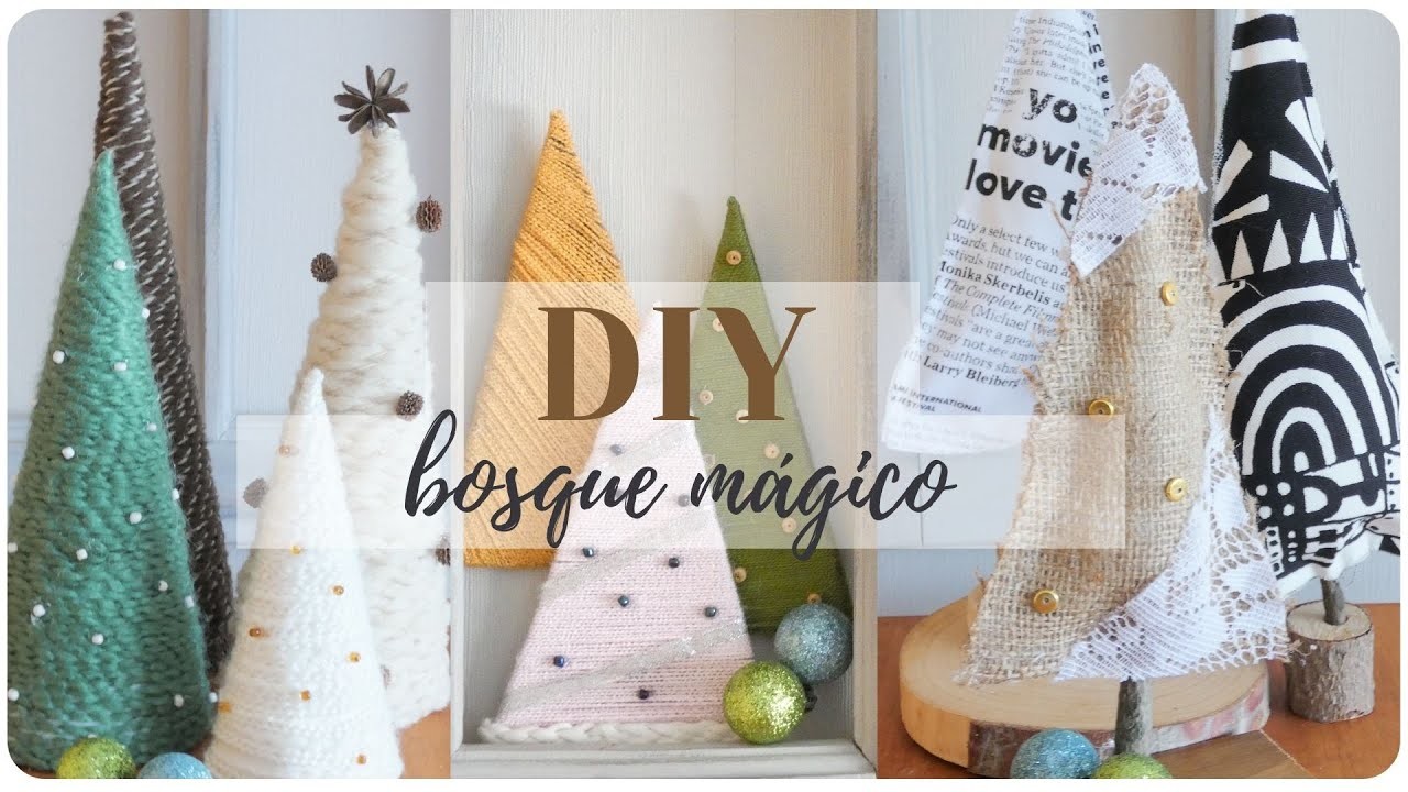 Manualidades Navideñas con Reciclaje Fáciles y Económicas | DIY Simple | Bosque Mágico Navideño