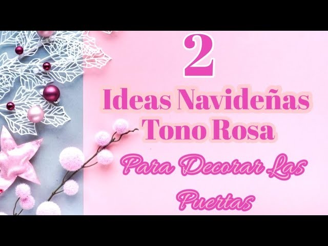 2 Geniales Ideas Navideñas Para Colocar En Tu Puerta. manualidades Navideñas con reciclaje.#natal????