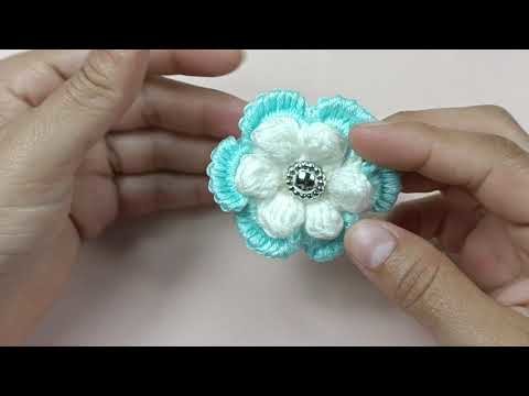 Como tejer flores a crochet paso a paso