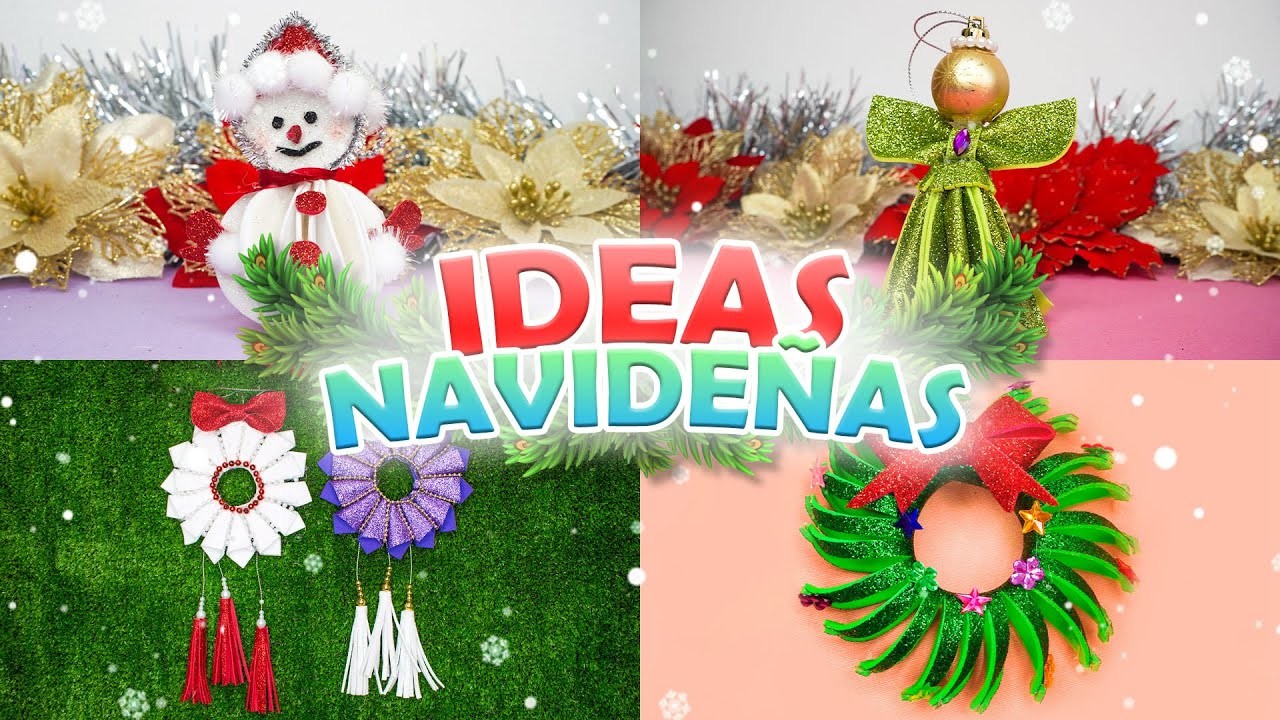 LINDAS MANUALIDADES NAVIDEÑAS 2022