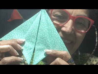 Pino navideño origami @Atelier Manos a la Obra