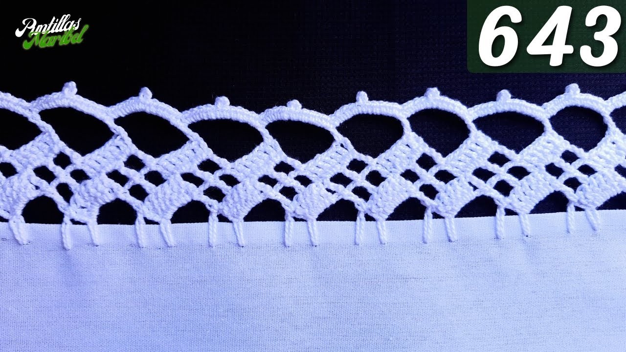 Te muestro cómo realizar esta sencilla puntilla |  Parte 2 - Esquina Nochebuena a #crochet ????| 643