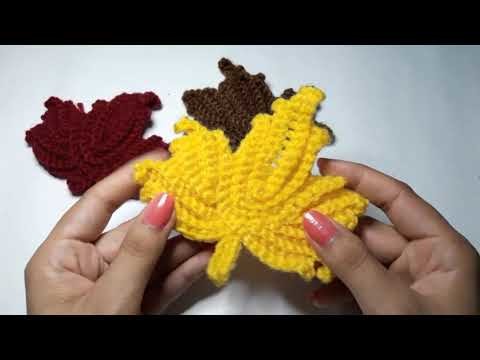 Hoja de Arce | Maple Crochet Patrón INCREIBLE!