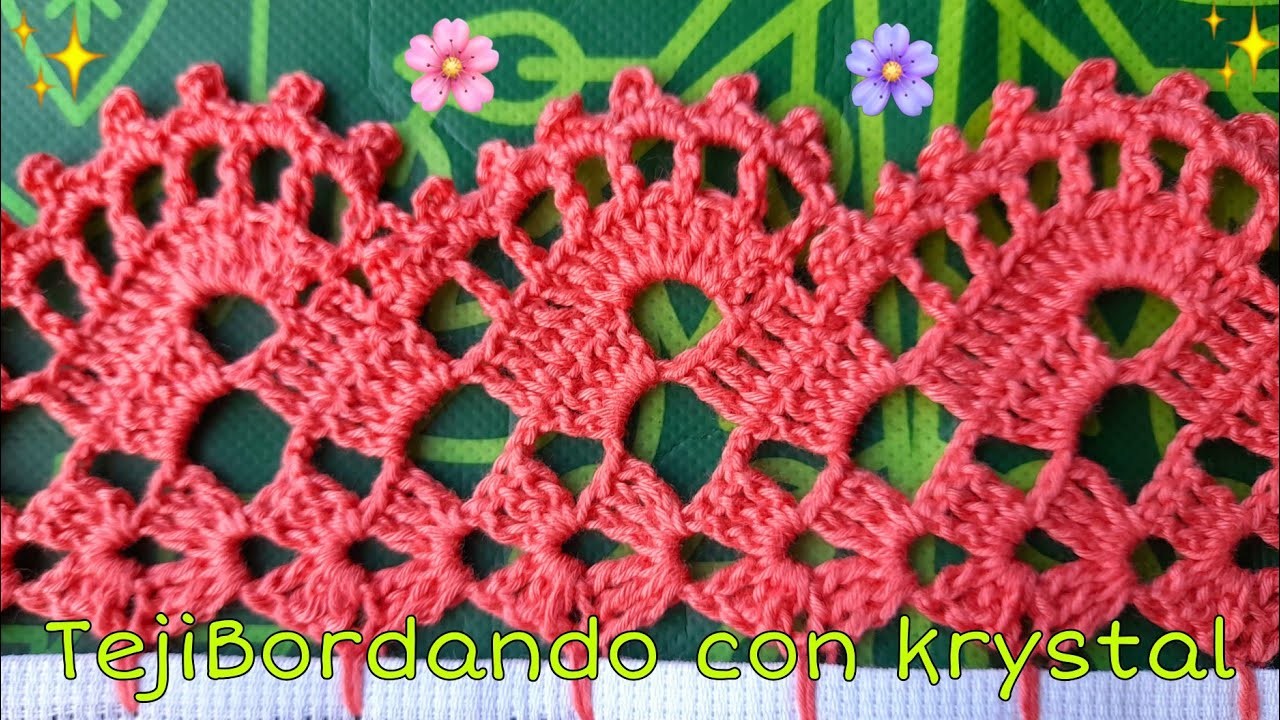 ¡SUPER! Tienes q hacerla, Puntilla #24 una sola vuelta tiene detalle lindo ????????????