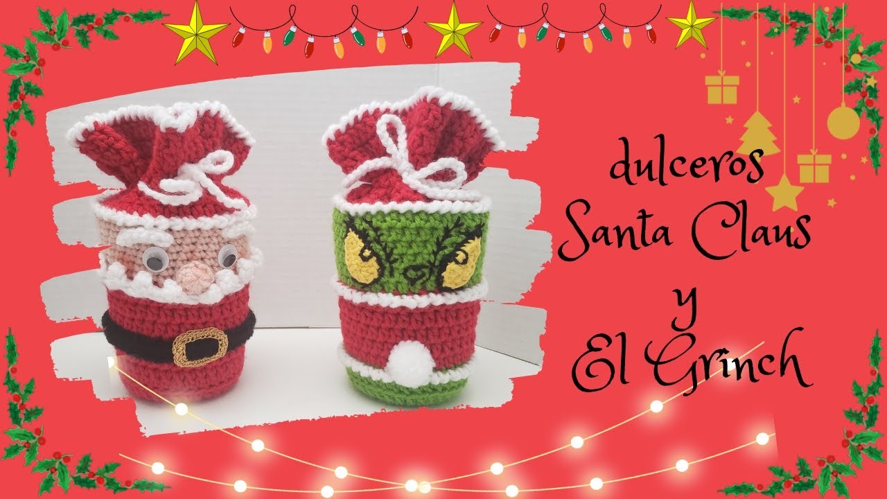 Como hacer dulcero, aguinaldo o bolo de Santa Claus ???? a crochet.parte 1.2 #amigurumiusa #crochetusa