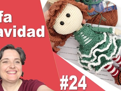 Muñeca de navidad 24 amigurumi