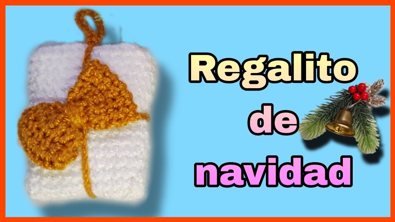REGALO ???? a CROCHET adorno de NAVIDAD ????