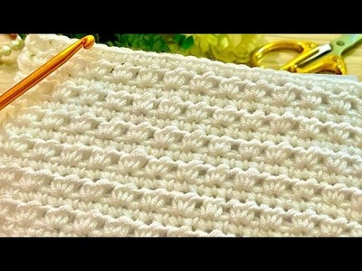 SO BEAUTIFUL!???? Amazing Crochet with only 2 ROW!!!. Crochet baby blanket
