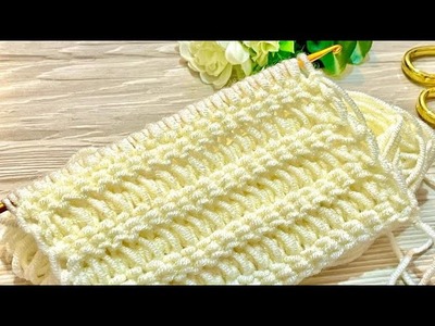 SUPER!????¡por primera vez!.Ganchillo muy hermoso. Cómo tejer una manta de bebé a crochet