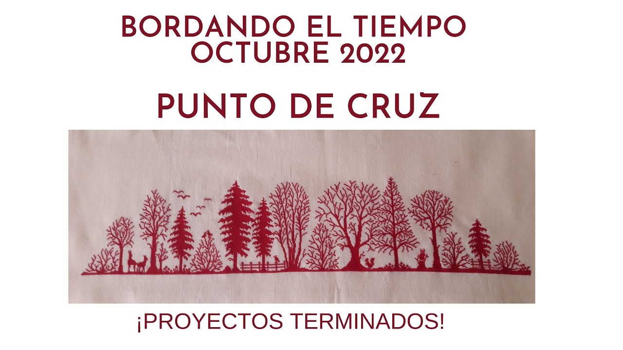10. PUNTO DE CRUZ de Octubre 2022  #PERMIN #RENATOPAROLIN