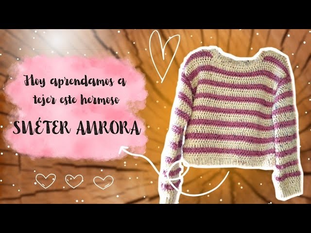 COMO TEJER SWEATER EN 4 PIEZAS || SÚPER RÁPIDO Y FÁCIL LO AMARÁS || JERSEY, SUETER O SACO A CROCHET