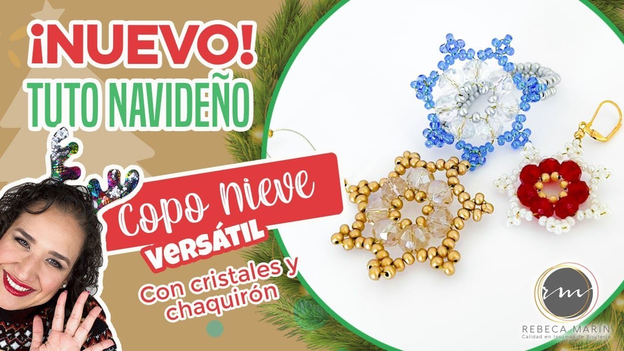 ❄ COPO DE NIEVE Navideño - Adorno de Navidad - Tutorial Fácil ✅