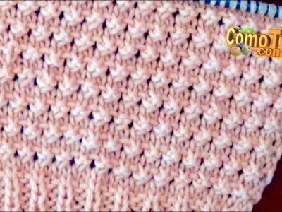 Mejor Puntada y la Mas Fácil con Borde Elástico en 2 agujas, tricot, palitos (1022)