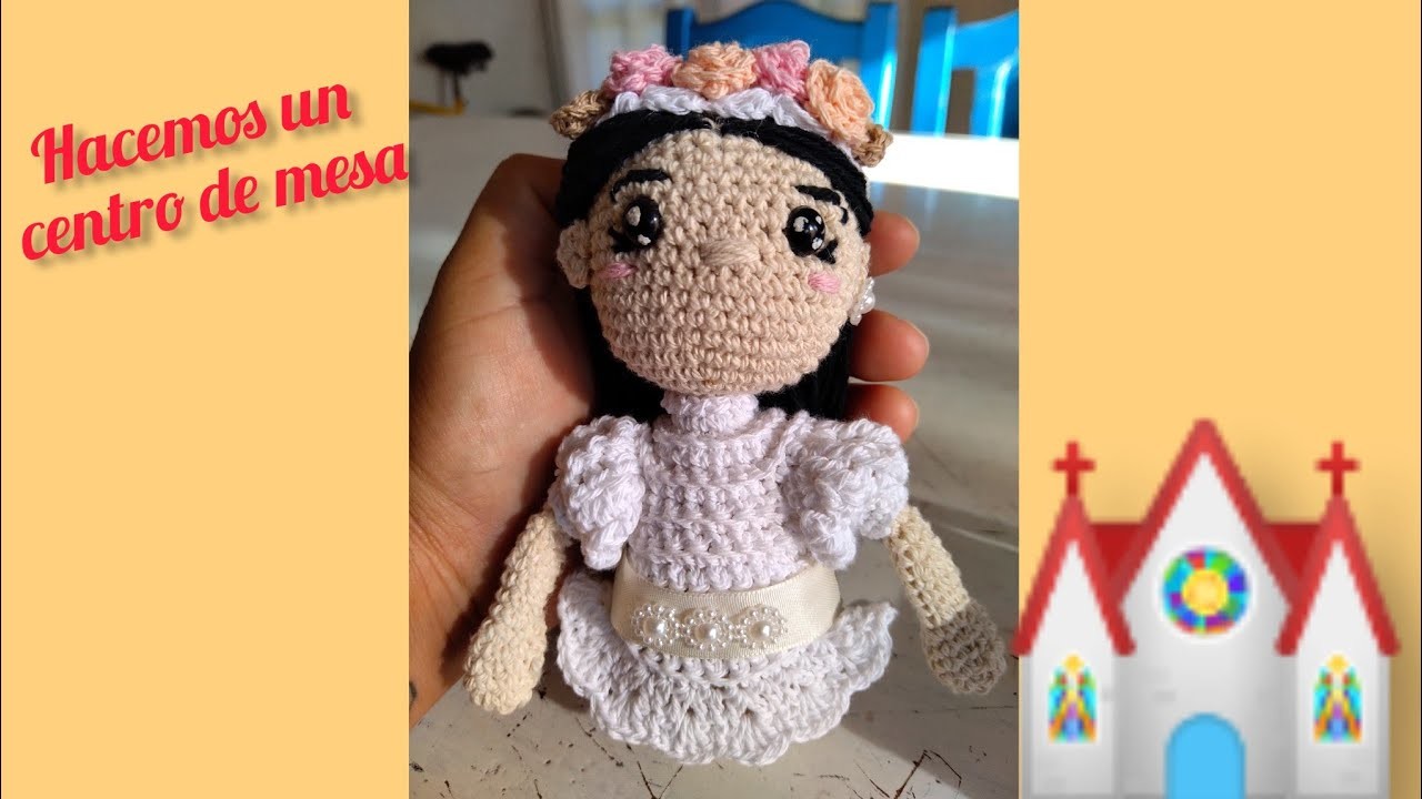 Muñeca para Comunión centro de mesa Cuerpo (2da parte)