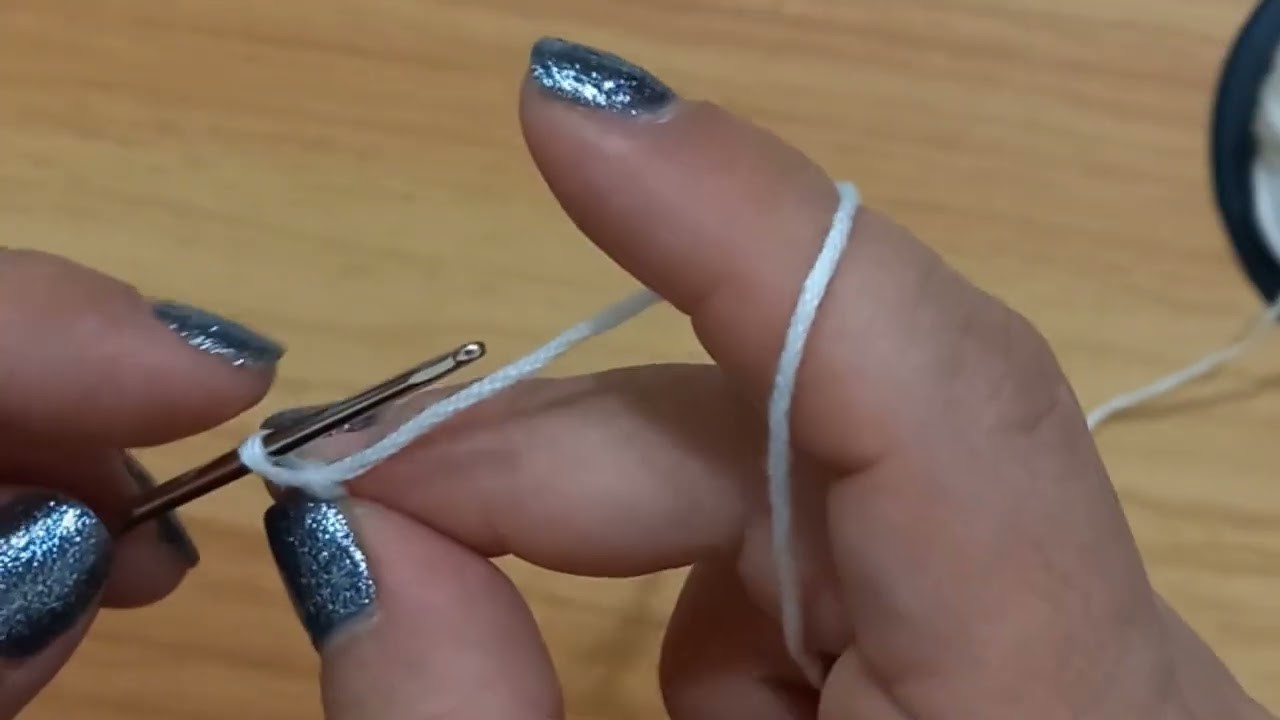 ROSARIO TEJIDO A CROCHET PARA ZURDAS