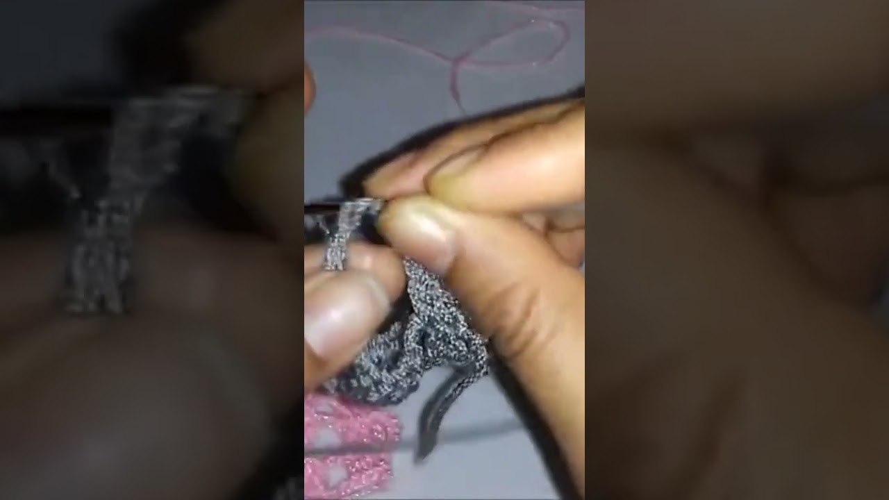 Cómo tejer punto alto cuadruple o de 4 lazadas, muy fácil