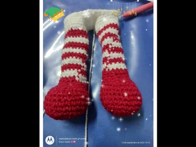 Creando un elfo navideño tejido a crochet
