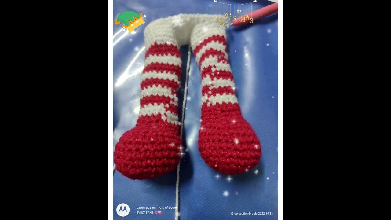 Creando un elfo navideño tejido a crochet