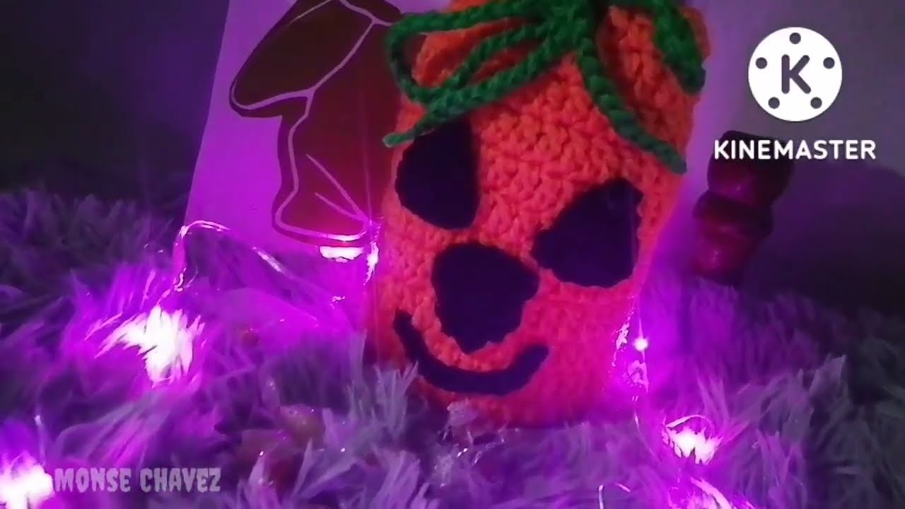 Dulcero de calabaza a decorativo para halloween a crochet