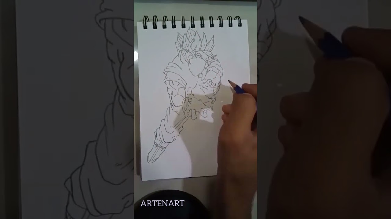 How To draw Goku | kamhehamheha | #artenart