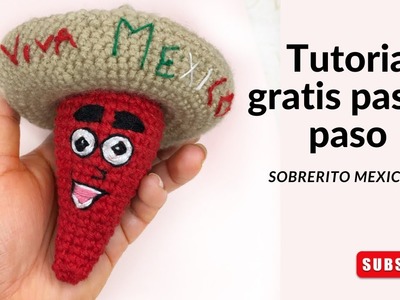 Sombrero tejido a crochet técnica amigurumi paso a paso