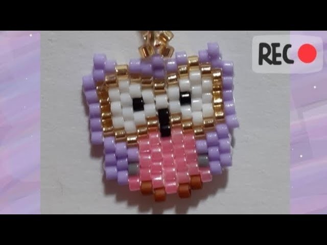 Búho en delica miyuki (ideal para principiantes)❤????