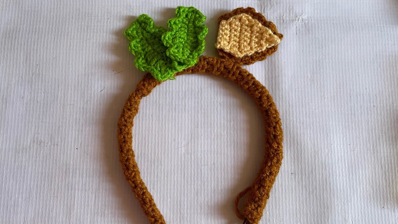 Curso tejido básico, bloqué navideño: diadema de reno